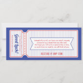 Uitnodiging honkbalticket (Achterkant)