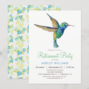 Uitnodiging Hummingbird Retirement Party