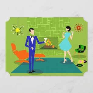  uitnodiging in de middeleeuwen Moderne Paar