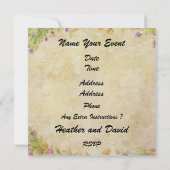 "Uitnodiging in een Fles" - Stranduitnodiging - SR Kaart (Achterkant)