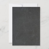Uitnodiging in het menu Afstuderen culinaire grade (Achterkant)