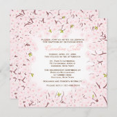 Uitnodiging in volle bloei (Voorkant / Achterkant)