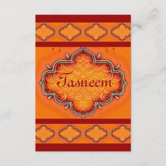 Uitnodiging*India*Henna Kaart