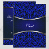 Uitnodiging Indiase stijl (Voorkant / Achterkant)