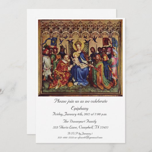 Uitnodiging: Interior Pilgrimage Kaart (Voorkant / Achterkant)