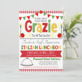 Uitnodiging Italiaanse waardeweek (Staand voorkant)