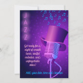 Uitnodiging Jazz Night (Voorkant)