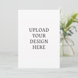 Uitnodiging Jouw ontwerp uploaden 13" x 18"
