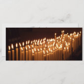 Uitnodiging kaarsen (Voorkant / Achterkant)