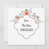 Uitnodiging Kaart - Ontwerp van Kaart voor weddens (Achterkant)