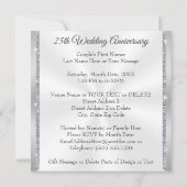 Uitnodiging Kaart voor het 25e Jubileum van het hu (Achterkant)