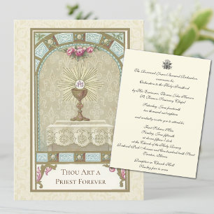 Uitnodiging katholieke priesterbevel Jubileum