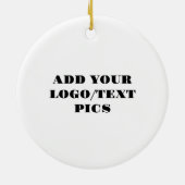 Uitnodiging Keramisch Ornament (Achterkant)