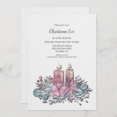 Uitnodiging kerstavond (Voorkant / Achterkant)