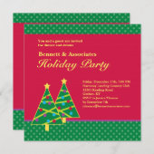 Uitnodiging kerstboomfeestdag (Voorkant / Achterkant)