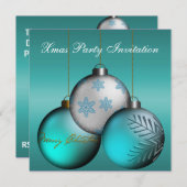 Uitnodiging kerstfeest (Voorkant / Achterkant)