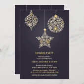 Uitnodiging kerstfeestdag (Voorkant / Achterkant)