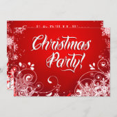 Uitnodiging kerstfeestdag (Voorkant / Achterkant)