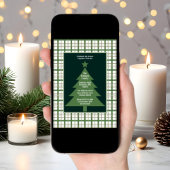 Uitnodiging kerstfeestdag feestdag