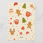 Uitnodiging Kerstkransjes Versieren Feestje | Kind (Achterkant)