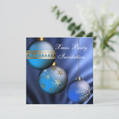 Uitnodiging Kerstmis Kerstfeest (Staand voorkant)