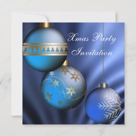 Uitnodiging Kerstmis Kerstfeest (Voorkant)