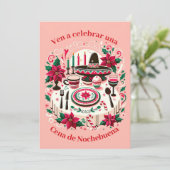 Uitnodiging kerstnachtmaal (Staand voorkant)