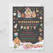 Uitnodiging kerstontbijtontbijt Decoratieve Partij (Voorkant)