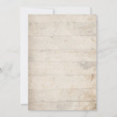 Uitnodiging keuken bruiloftsfeest (Achterkant)