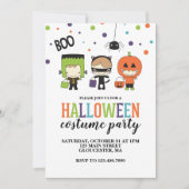 Uitnodiging Kinder Halloween Costume Party (Voorkant)