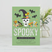 Uitnodiging Kinder Halloween Costume Party (Staand voorkant)