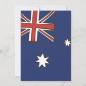 Uitnodiging Kinder partij bij het vertrek op zater (Achterkant)