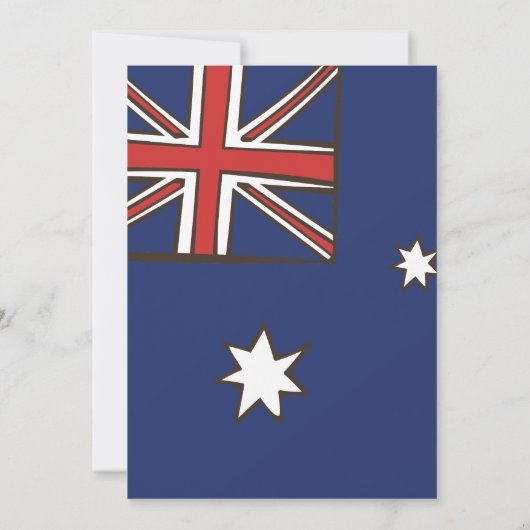 Uitnodiging Kinder partij bij het vertrek op zater (Achterkant)