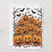 Uitnodiging Kinder partij Halloween (Achterkant)