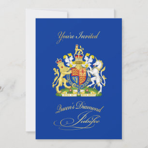 Uitnodiging koningin Diamond Jubilee