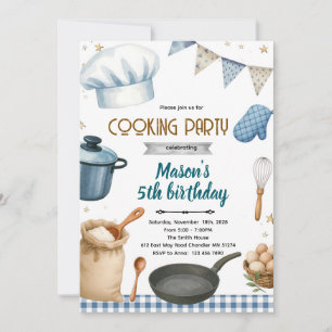 Uitnodiging kook bakfeest Little Chef