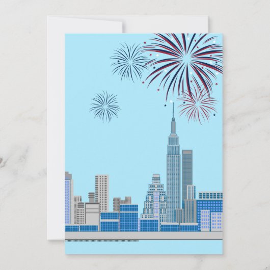 Uitnodiging krachtens vierde verjaardagsfeest (Achterkant)