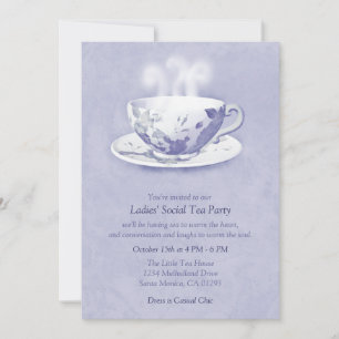 Uitnodiging Lavender Tea Party