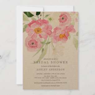 Uitnodiging lente bloesems Floral Bridal
