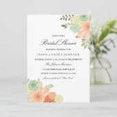 Uitnodiging lentevloeistofbridal (Staand voorkant)