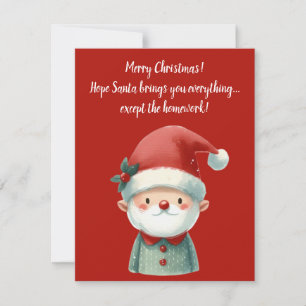 Uitnodiging Leuk Kerst Wenskaart