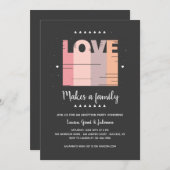 Uitnodiging liefdesadoptiepartij (Voorkant / Achterkant)