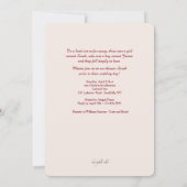 Uitnodiging Lotus Garden foto (Achterkant)