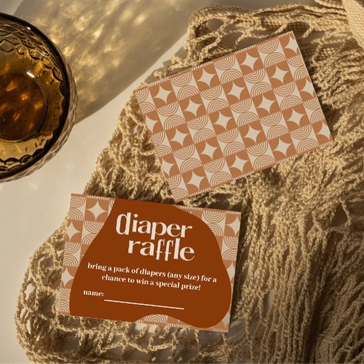 Uitnodiging luierloterij baby shower