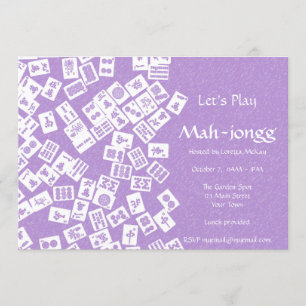 Uitnodiging Mah-jongg Game Party