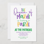 Uitnodiging Mardi Gras (Voorkant)