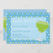 Uitnodiging Margarita Party (Voorkant / Achterkant)