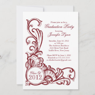 Uitnodiging Maroon Graduation Party