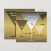 Uitnodiging Martini om mee te doen aan het nieuwja (Voorkant / Achterkant)