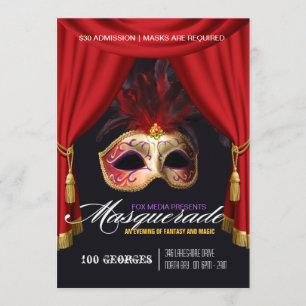Uitnodiging Masquerade Party